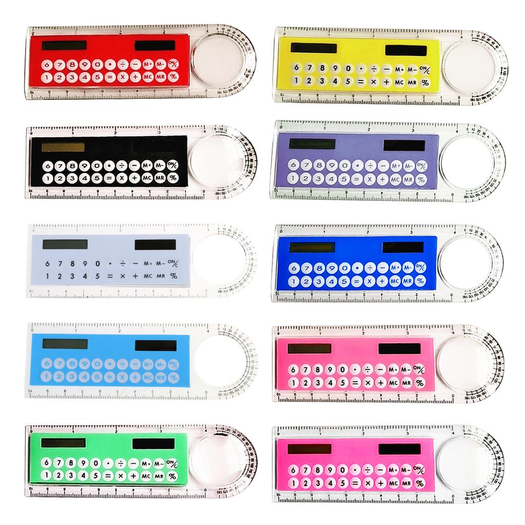 Calculator with Ruler, Magnifier and Protractor for Student