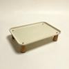 Spill Tray Elevated Pet Feeder Removable Tray Cat Bowl Stand Raised Cat Food Table  Pet Feeding