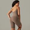 Seamless And Sexy Peach Hip One-piece Suspender Yoga Jumpsuit, Shapewear, Fitness Exercise Back Yoga Suit