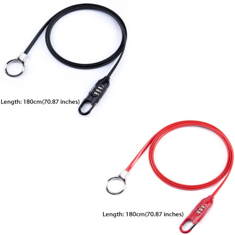 High Strength Bicycle Password Lock 150cm Length Anti-theft Bike Lock  Helmet Lock