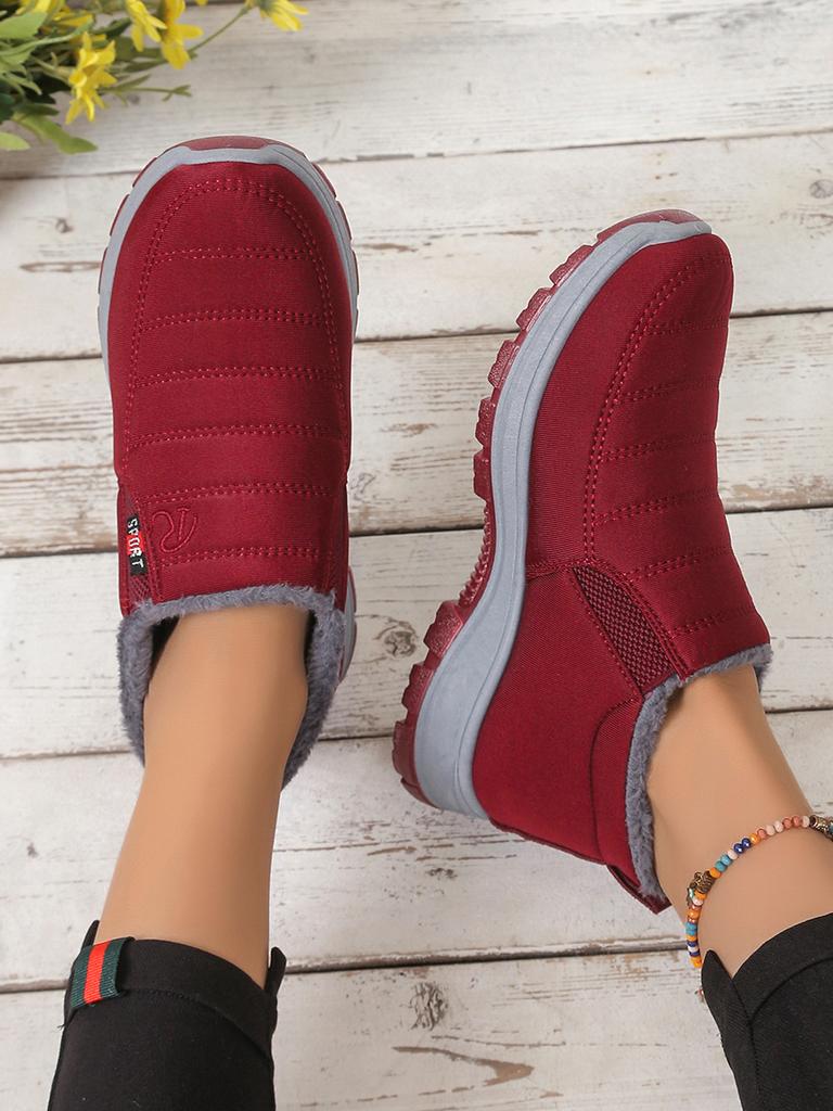 Women'S Shoes, Casual Shoes For Ladies, Soft Soles And Soft Uppers, Thickened Warm And Fashionable Snow Boots