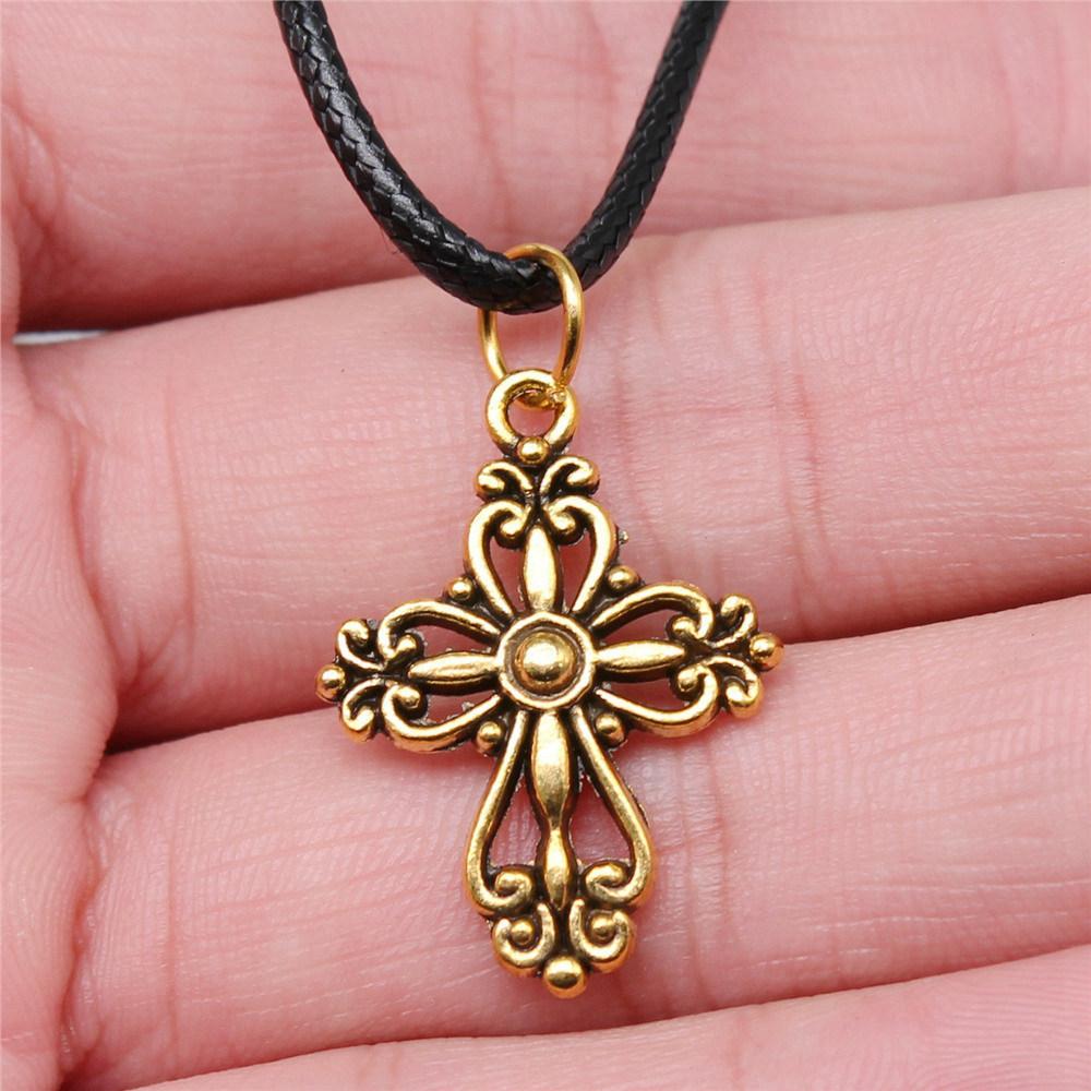 Kreuz Ankh Antikes Ägyptisches Amulett Anhänger Antike Bronze Metall Brautkragen Halskette Bestseller