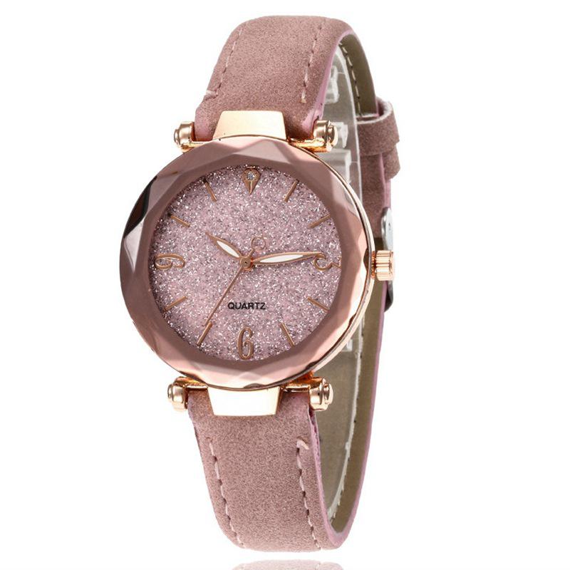 Women's Fashion Quartz Watch with Leather Strap - Trendy Simple Design