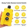 Dump Trailer Remote Control Switch 12V DC Up Down Control Switch Hydraulic Pump Power Acting Lift Unloading Truck XT