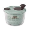 Toffy Salad Spinner K-HC8 Pale Aqua with Draining Holes, Easy-to-Clean Non-Slip Finish (K-HC8-PA)