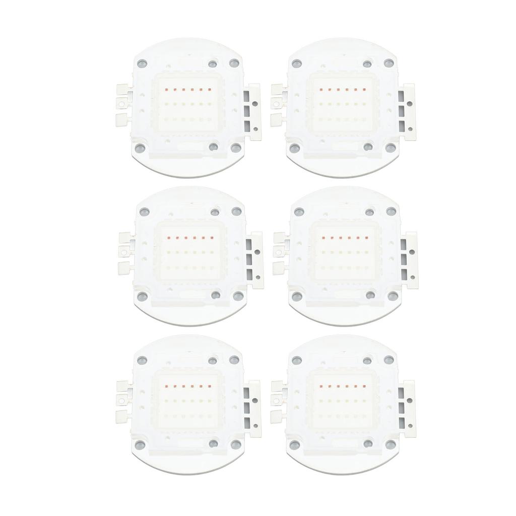 6Pcs 20W RGB COB Integrated Light High Brightness COB Panel for Plant Stage Billboard Exhibition Hall