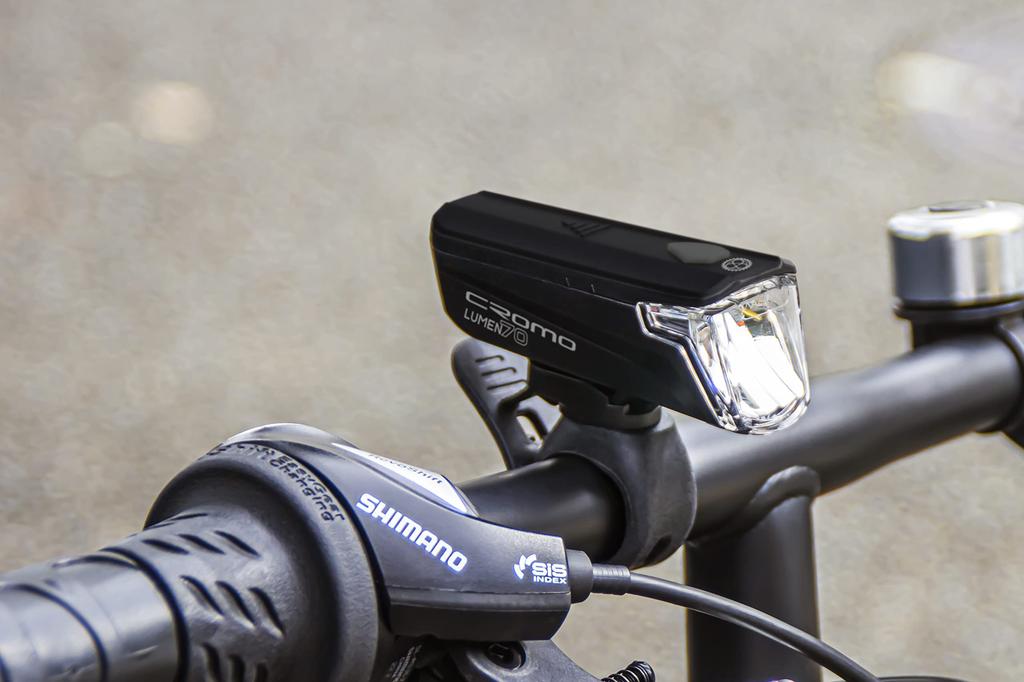 Cromo Bicycle Headlight, Black, CM-HL1-01