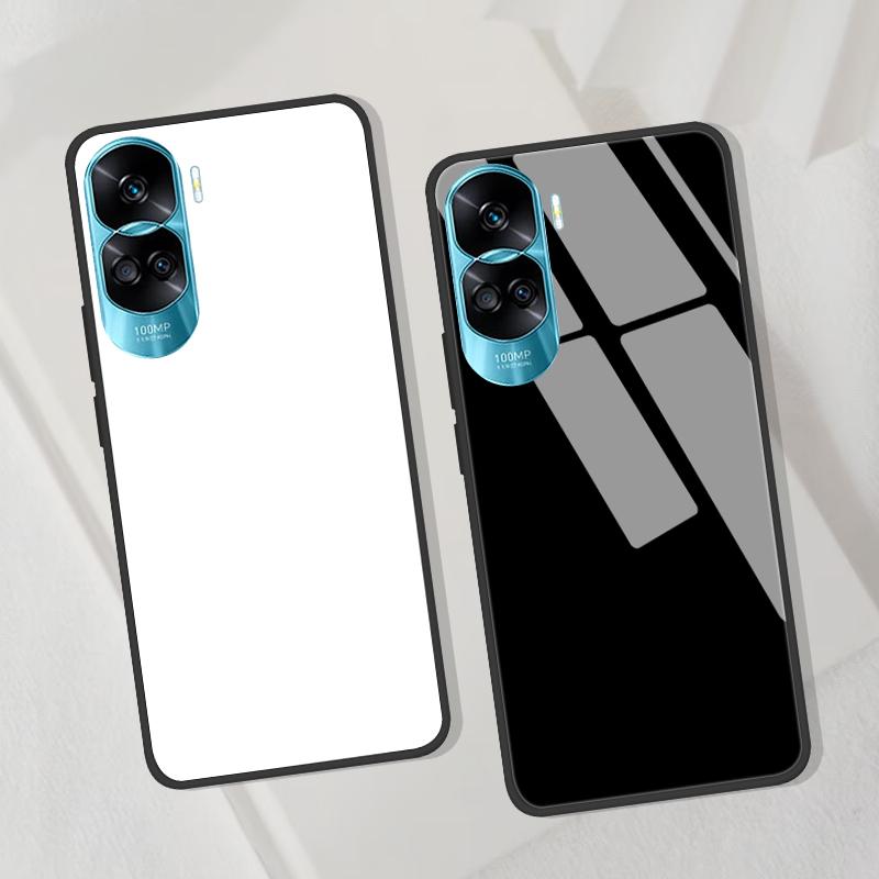 Tempered Glass Hard Cover For Honor 90 Lite 5G Case Marble Funda Coque For Honor 90 Pro Honor90 90Lite 90Pro Phone Shells Bumper
