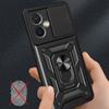 For Xiaomi Redmi Note 12 Pro 5G 4G Case Slide Camera Protect Armor Phone Case for Redmi Note 12S 5G  Magnet Holder Ring Cover
