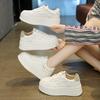 Autumn little white shoes women's new models, popular shoes today, heightened thick-soled versatile sports and leisure board shoes
