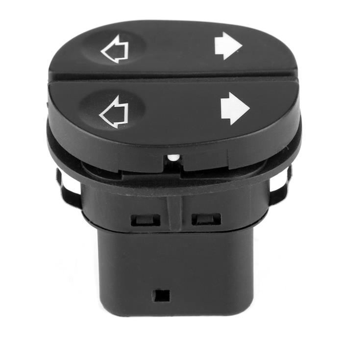 Vvikizy Duokon Interrupteur de commande de vitre électrique de voiture bouton en plastique ABS 96FG14529BC pour FORD KA FIESTA FUSI