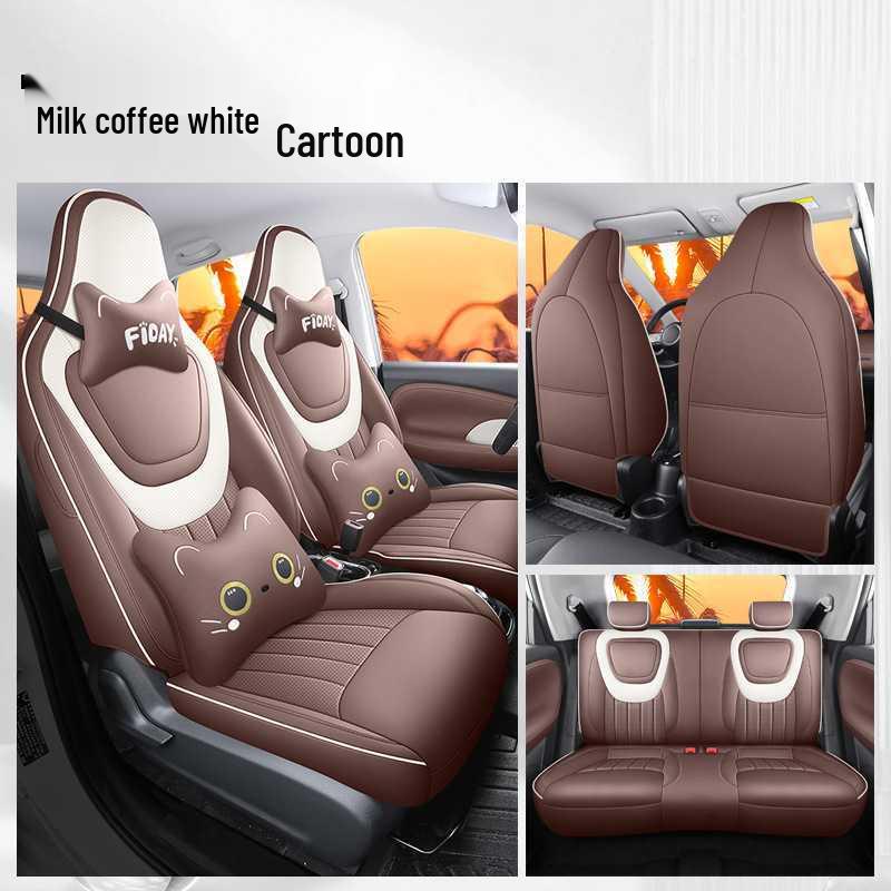 2024 Wuling Hongguang Mini Third Gen Full Coverage Cartoon Seat Cushions for Women