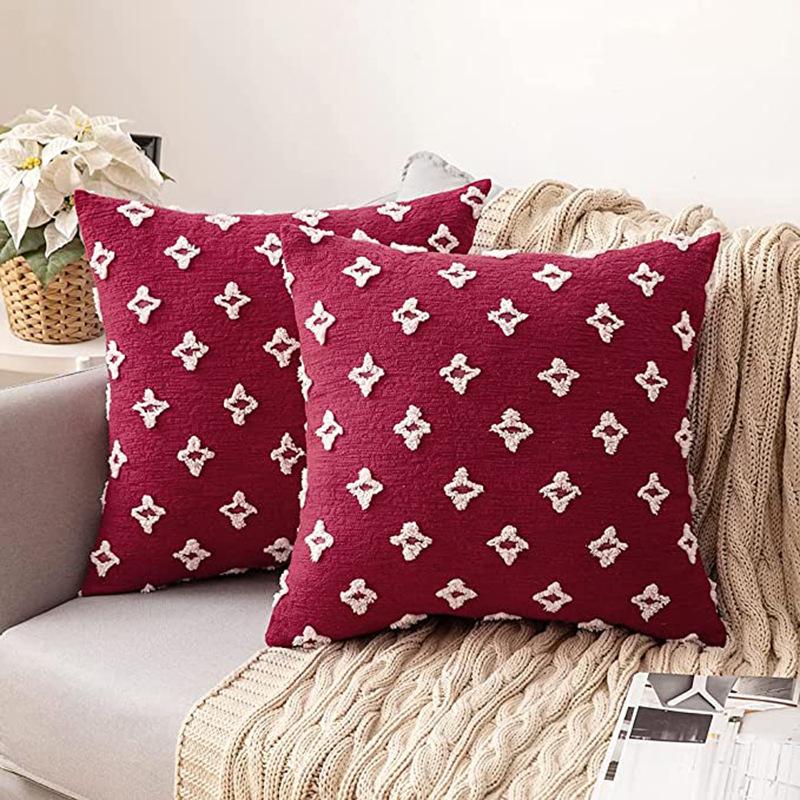 Moroccan Ins Style Star Pillow Case Home Model Room Cotton and Linen Pillow Office Nap Hotel Cushion Cover
