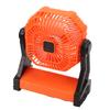 Camping Fan 3 Speed Mode 3 Blades USB Charging 10000mAh 270 Degrees Pivot Tent Fan for Camping Picnic Travel