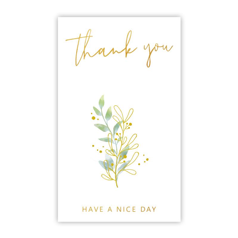 In-Stock Rectangular Thank You Stickers for Airplane Box Sealing, Gift Box Packaging, Decorative Coated Paper, Self-Adhesive.