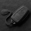 Leather Car Key Case Cover Holder Keychain Shell for Ford Mustang Explorer Edge Mondeo F150 F250 F350 F450 F550 2019 2020 Key