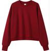 Womens Oversized Hooded Zip-Up Sweatshirt Lightweight Cotton Blend Casual Top