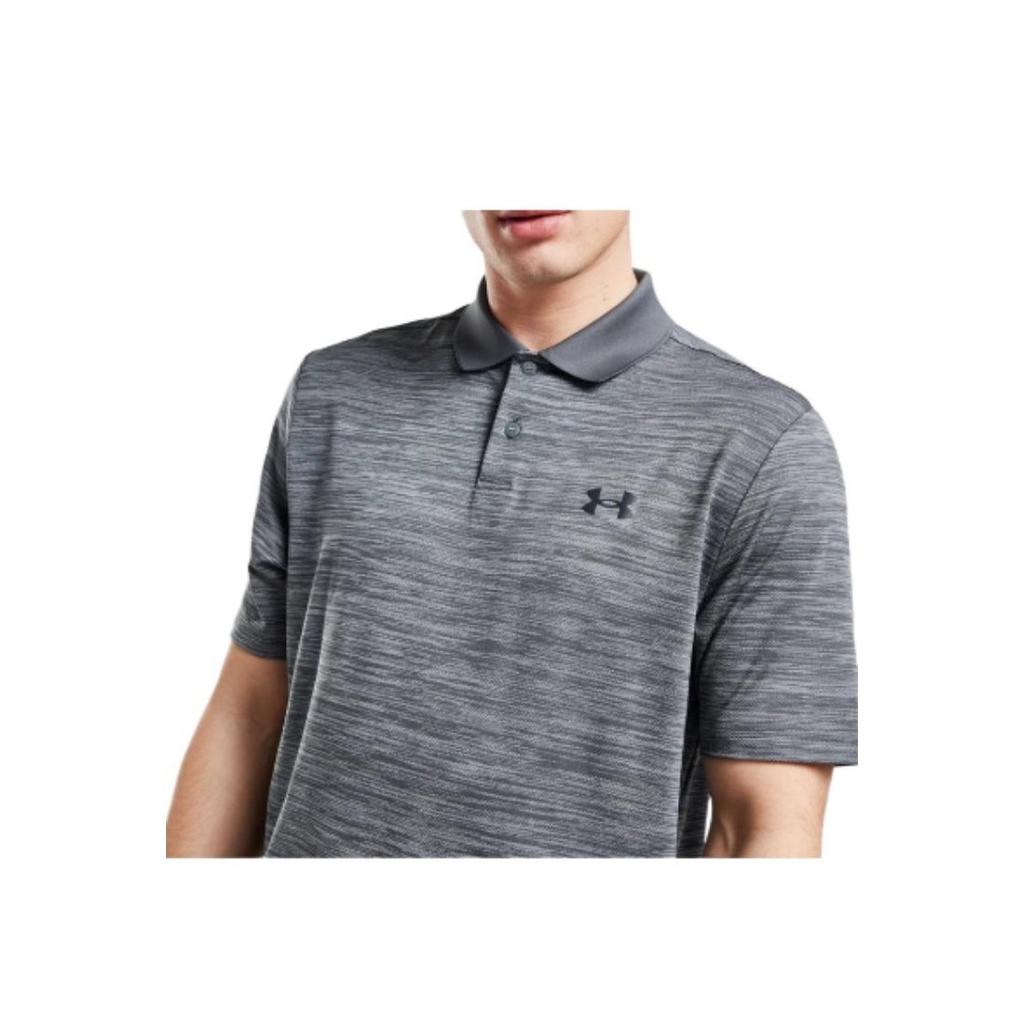 Under Armour Polo Short Sleeve Shirt Men Tops Gray 1342080-035