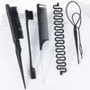 6pcs/set Styling Comb Set,tear Comb,mouse Tail Comb,hair Edge Comb,1 Centipede,2 French Hair clippers,Special for Real Hair Wigs