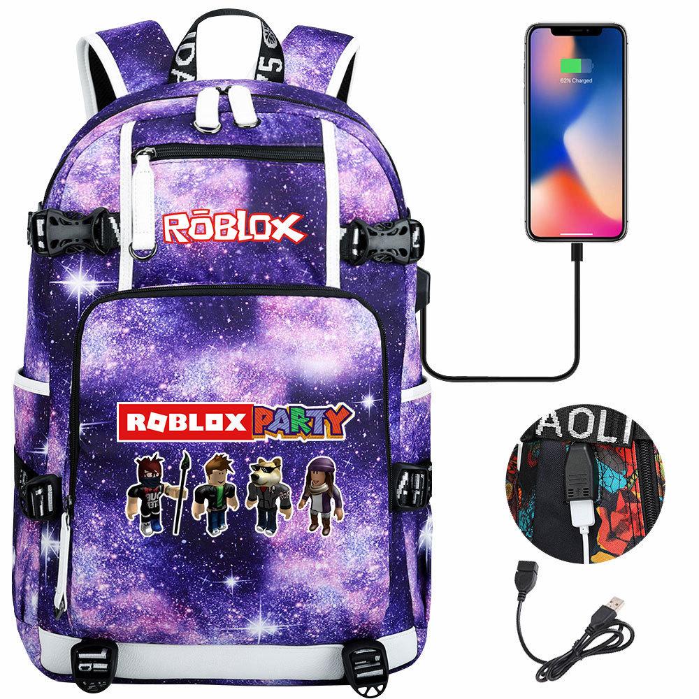 Game World USB Large Capacity Teen Student School Bag Men's and Women's Leisure Travel Backpack