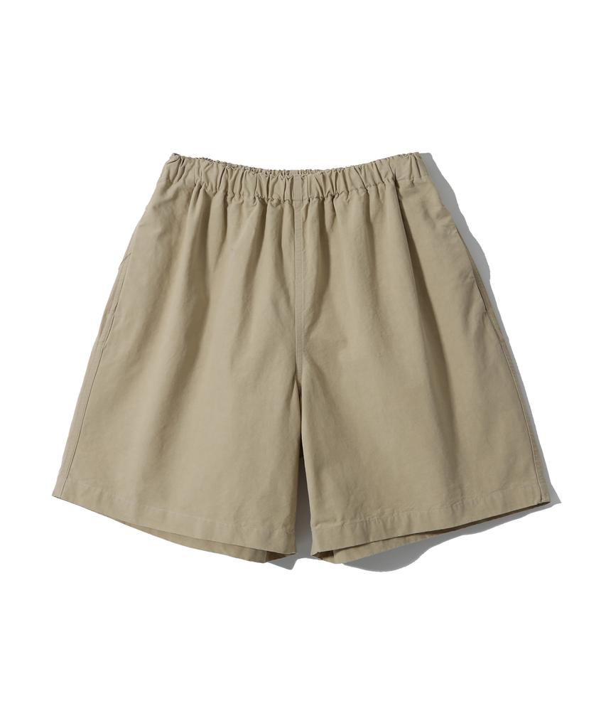 FALL BREAK Plain Cotton Easy Shorts