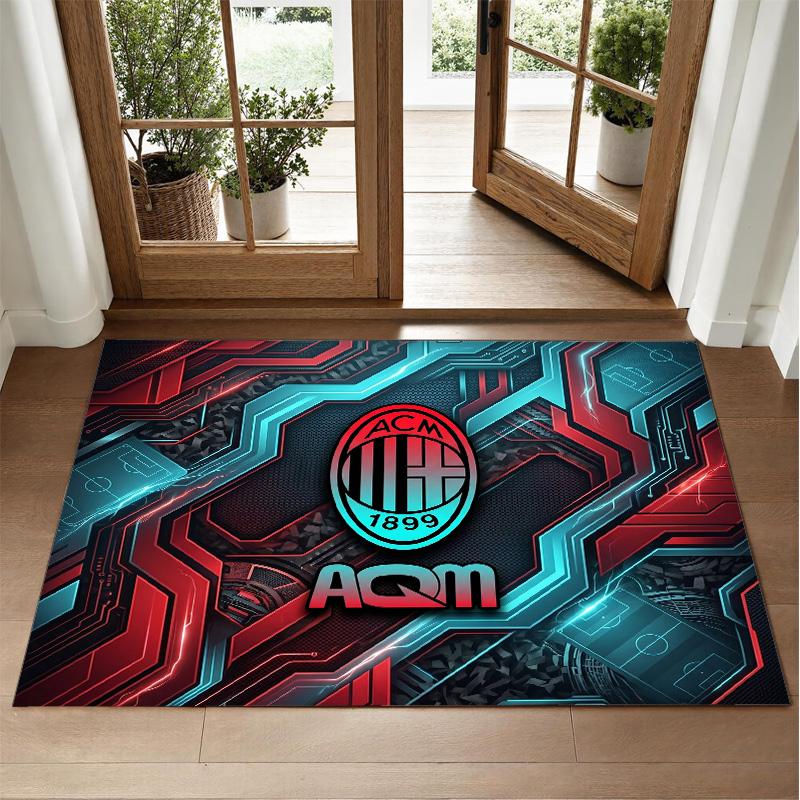 AC Milan Design Crystal Velvet Rug Soft Decorative Mat for Bedroom Entrance