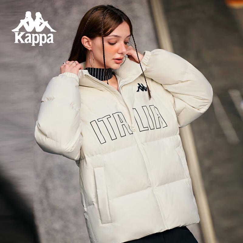 Kappa 2025 Winter Unisex Duck Down Puffer Jacket L