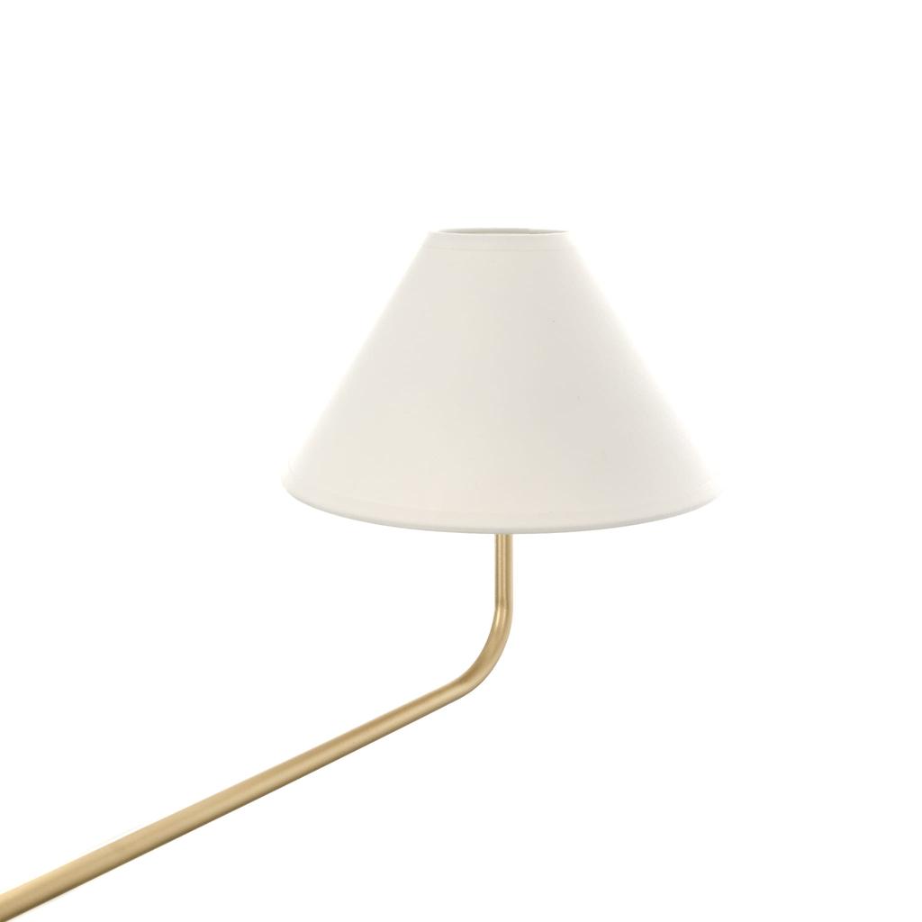 CLASSY PLUS Gold WHITE Chandelier - wide