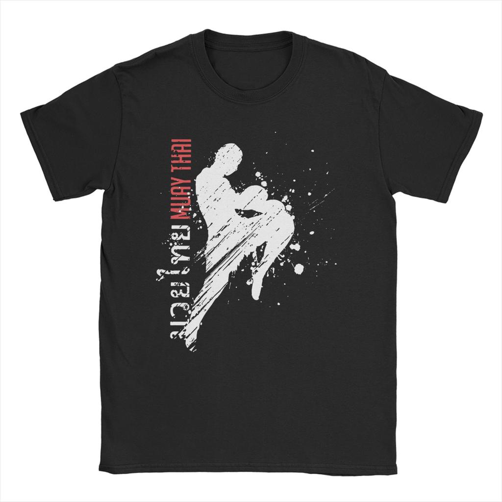 Men Women Thai Art Tigers Muay Thai T Shirts Cotton Clothes Funny Short Sleeve Round Collar Tees Unique TShirt