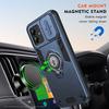 Moto G13 G14 G15 Shockproof Armor Funda For Motorola Moto G15 Power Slide Lens Protect Case Magnet Charge Men's Phone Cover Capa