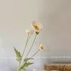 Pink Iceland Poppy Artificial Flower Arrangement for Living Room Decoration