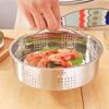 S/M/L Vegetables Stainless Steel Basket Compatible with Pot with Holes Cage Steamer Cooker Cakeware