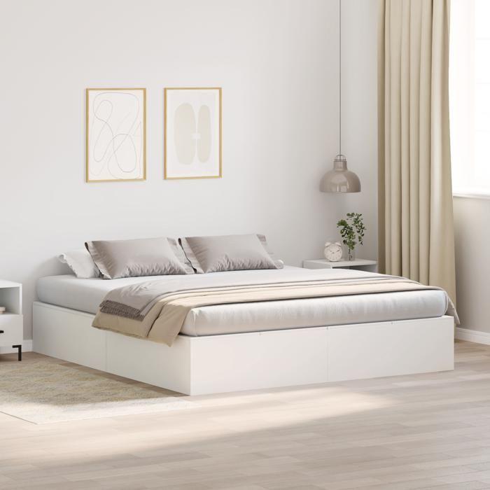VidaXL Bed Frames with Storage White 200x200 Cm 3335357