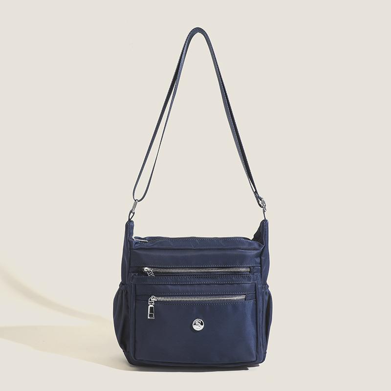 

Водонепроницаемая, Многослойная, Простая, Легкая, Многофункциональная сумка для мамы, Нейлоновая сумка, Одноплечевая сумка кроссбоди для женщин синий