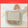 Travel Makeup Bag With Hook Large Capacity Waterproof Organizer For Bathroom Storage