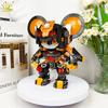 Non-Toxic Moc Animals Model Building Block Mouse Snake Sheep Monkey Series Brick Construction Toy Children Desk Home Decoration