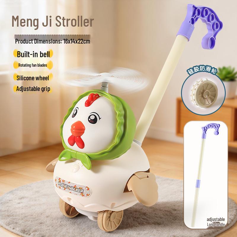 Charming Duck Push-Along Toy for Toddlers