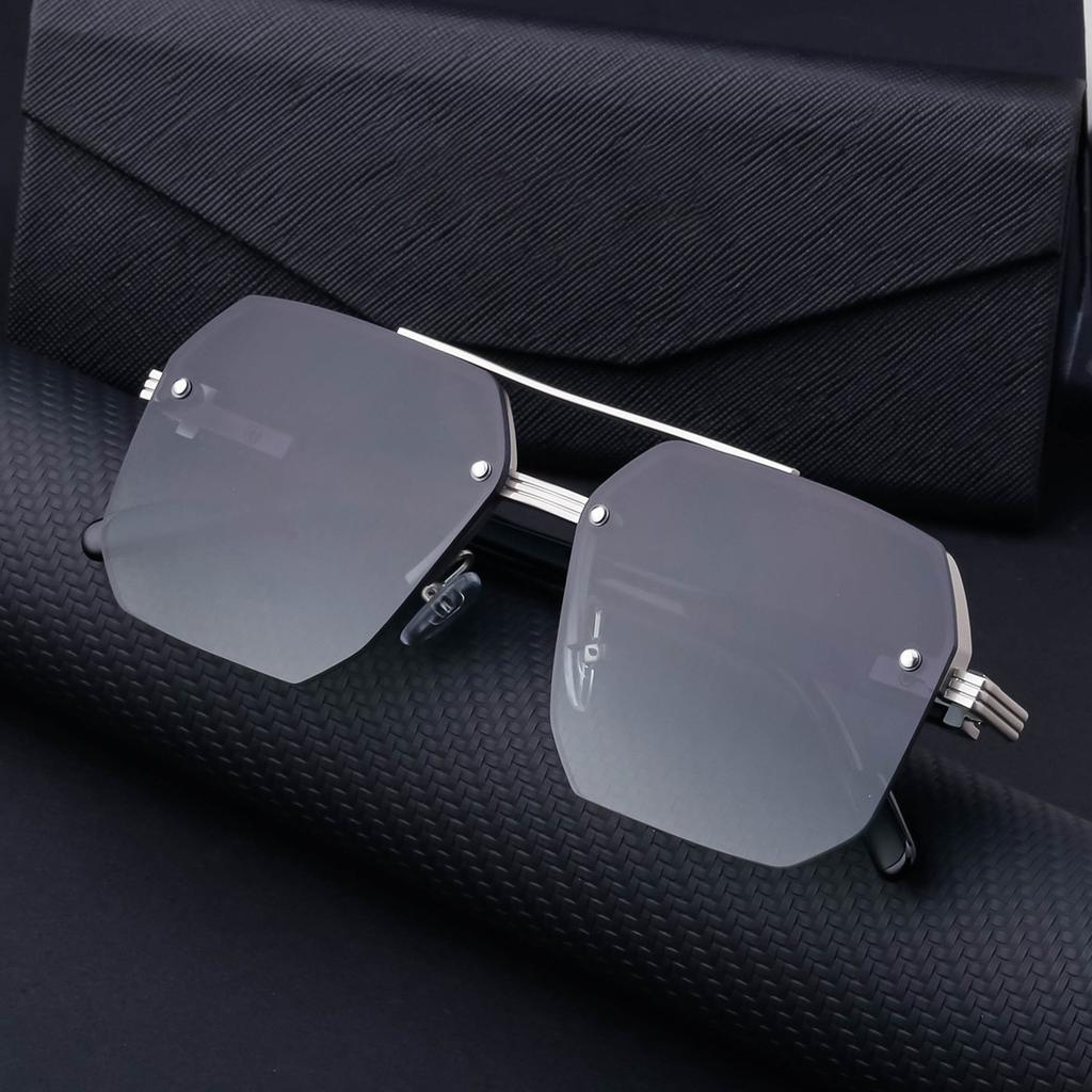 JYL TS Women's Semi-Rimless - UV-Protective Fashion Sun Sunglasses XS-2307
