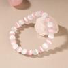 Small Fresh Bracelet, Niche Personalized Pink And White Opal Bracelet, Female Cute Bracelet Beaded.