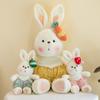 Chubby Adorable Rabbit Plush Doll Toy Clothes Headdress Can Be Worn Off To Send Baby Birthday Gifts To Accompany The Sleeping Doll