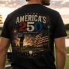 America's 250th Anniversary Golfer Tee | Independence Day Patriotic Shirt