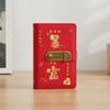 With Password Lock Budget Binder with Lock Handbook Account Book Saving Money Binder Family
