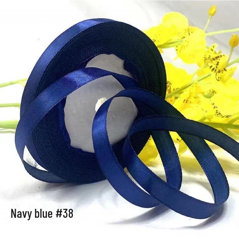 2.5cm Satin Ribbon for Gift Wrapping, Cake Decoration, DIY Crafts, and Floral Art