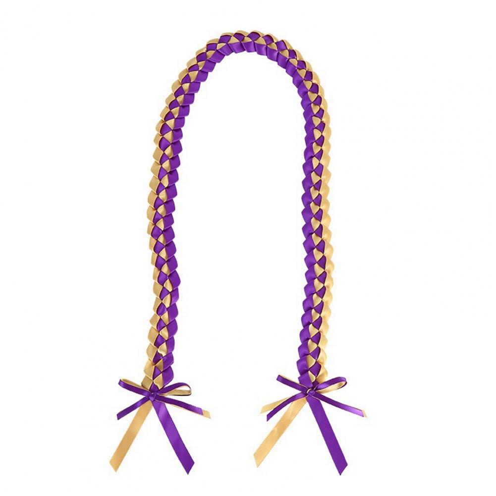 Braided Graduation Cords Graduation Lei Class of 2025 Graduation Accessories Handmade Lei Necklace Honor Cords Party Accessories