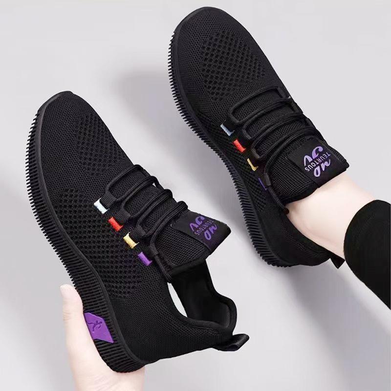 Cloth Shoes Black Shoes Are Not Tired of Standing for a Long Time, Fitness and Dancing, Casual Running Shoes