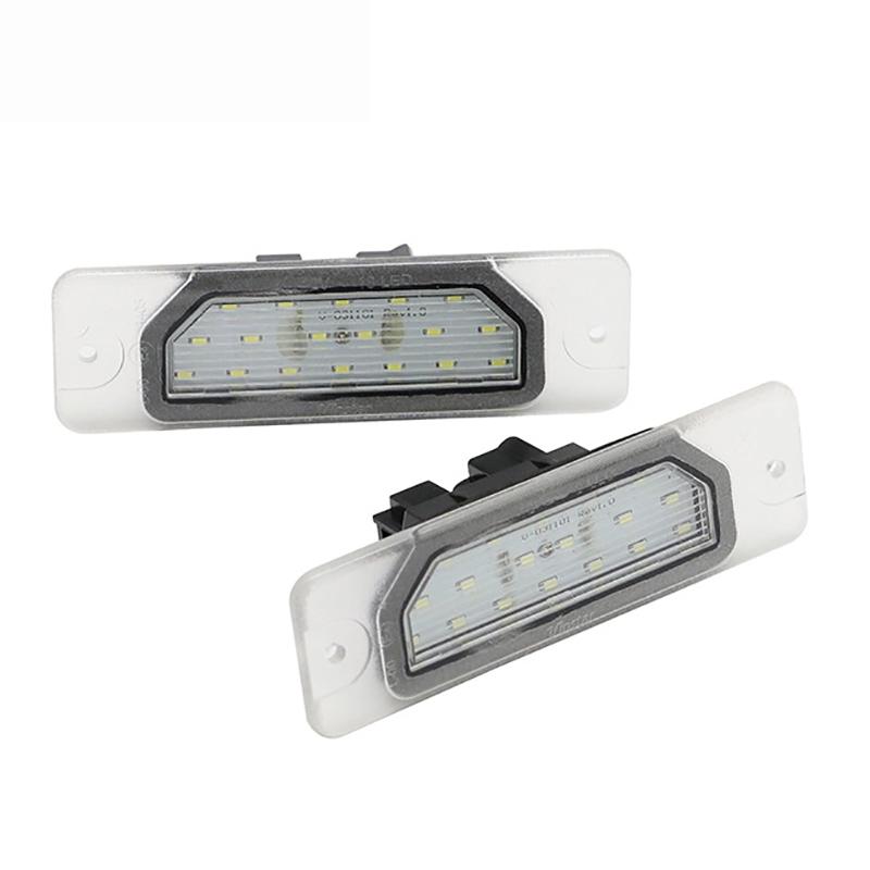 

2x автомобильные 18 Smd светодиодные одобренные E4 светодиодные лампы номерного знака для Nissan CEFIRO A33 99 ~ 03 для MAXIMA 00 ~ 06 для Fuga