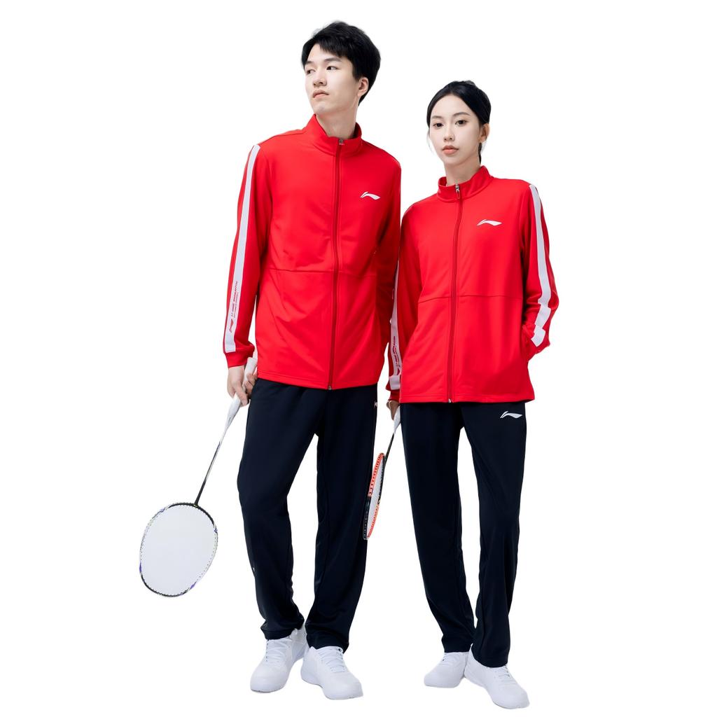 Li-Ning Comfortable Fashionable Cardigan Quick-Dry Hoodie Badminton Suit Unisex sweatshirt AWEU005-4