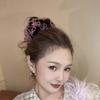 Large Intestine Circle Embroidered Mesh Scrunchie Korean Style Flower Lace Hair Ring  Daily