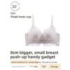 Female Summer Sexy Lace Small Bosom Gathers To Show Big Close Assistant Milk To Prevent Drooping Underwear