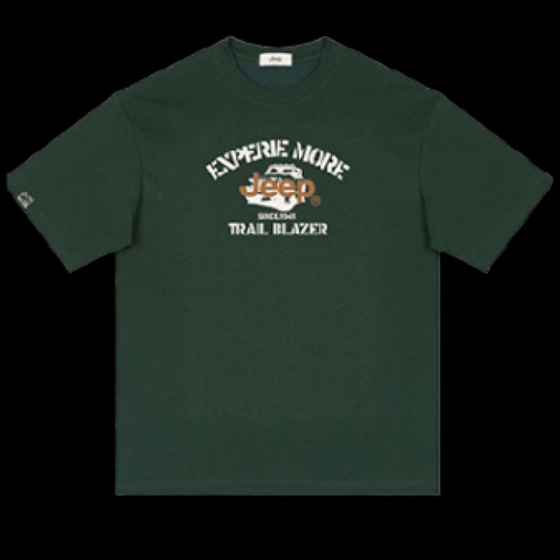 JEEP Unisex Summer Round Neck Casual Sport T-Shirt P842MKT423 L